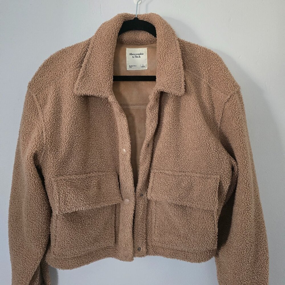 Abercrombie and Fitch Cropped Sherling Jacket
